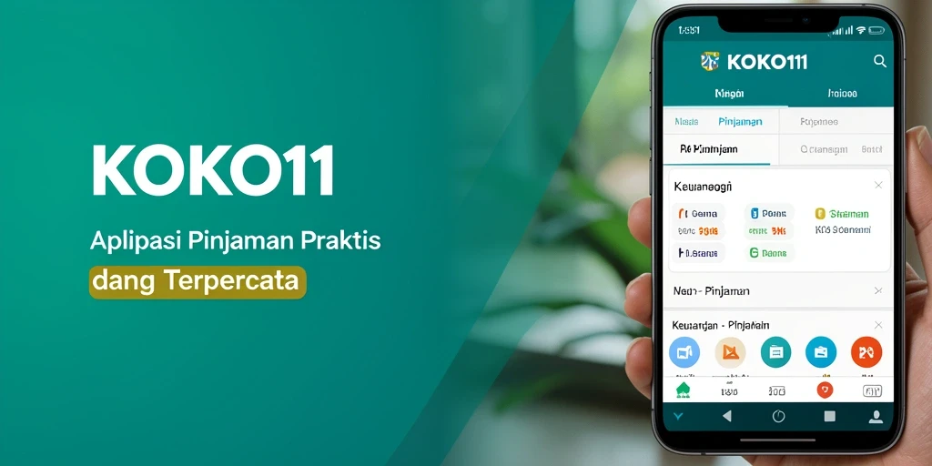 Screenshot aplikasi KOKO11 menampilkan antarmuka pengguna yang sederhana dan intuitif.