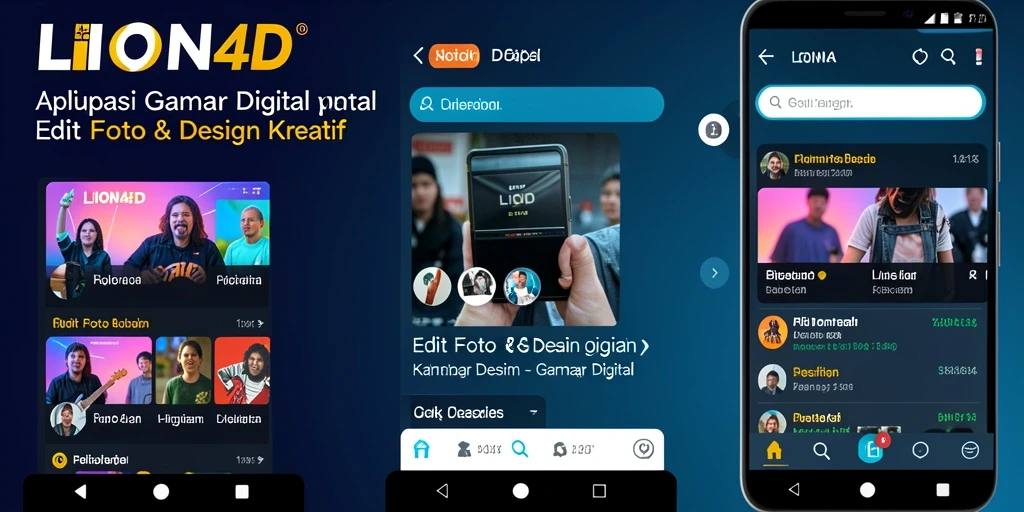 Tampilan antarmuka LION4D yang modern dan fungsional.