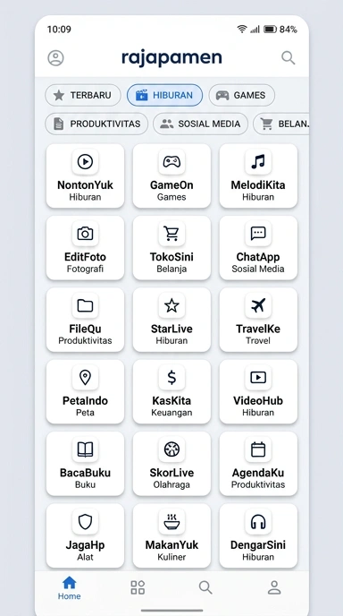 Aplikasi Populer & Kanal Uji di rajapamen — Temukan yang Terbaik