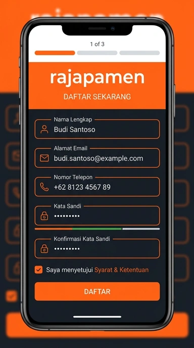 Daftar Akun Baru Rajapamen dengan Mudah