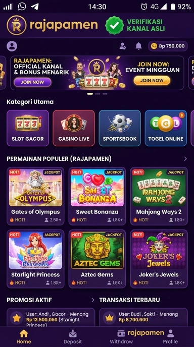 Kanal Resmi Unduh APK rajapamen untuk Android